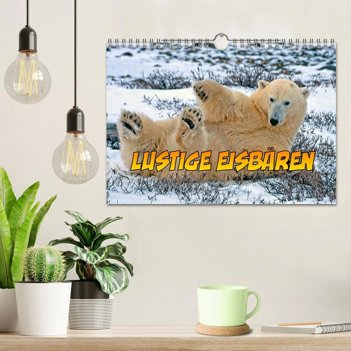 Bild: 9783457720127 | Lustige Eisbären (Wandkalender 2026 DIN A4 quer), CALVENDO...