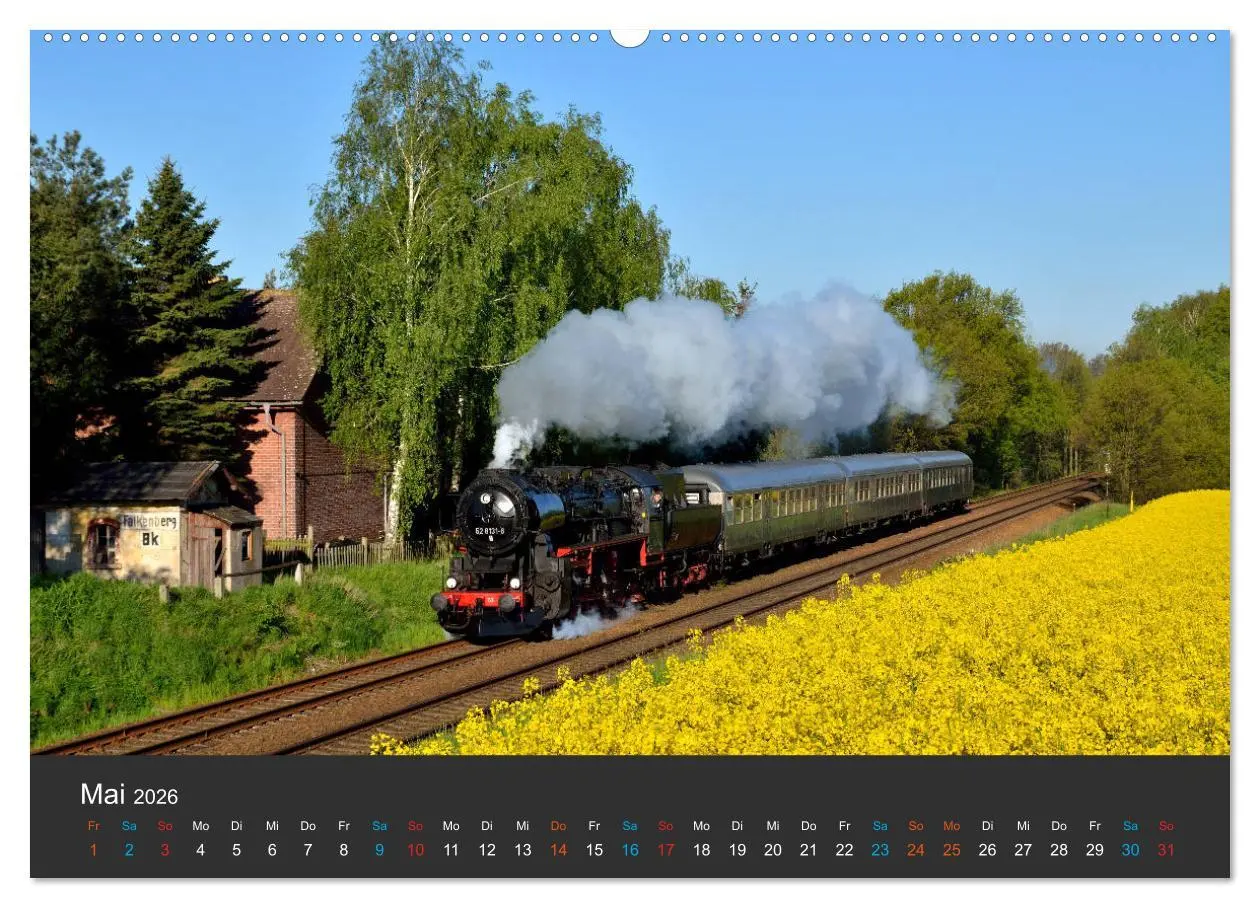 Bild: 9783516050127 | Oberlausitzer Eisenbahnen 2026 (Wandkalender 2026 DIN A2 quer),...