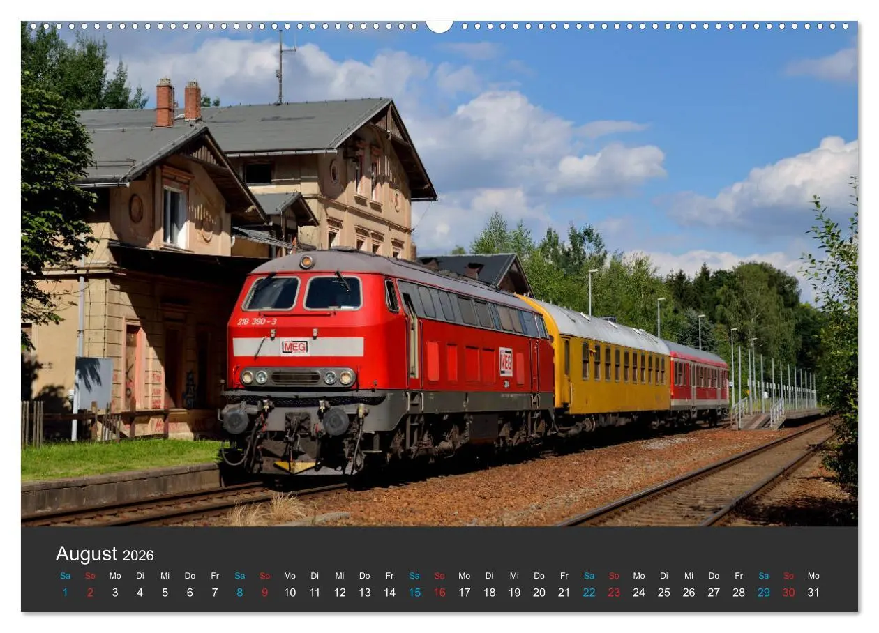 Bild: 9783516050127 | Oberlausitzer Eisenbahnen 2026 (Wandkalender 2026 DIN A2 quer),...