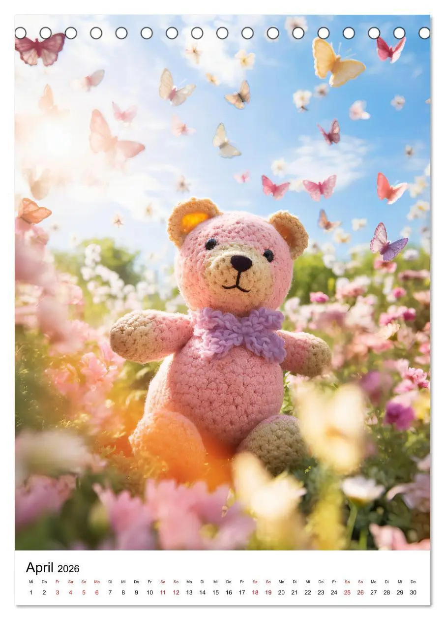 Bild: 9783516290127 | Teddy Abenteur - Ein Jahr mit gehäkelten Freunden (Tischkalender...