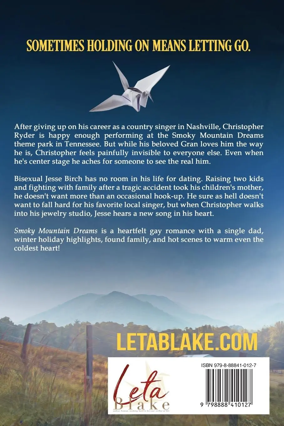 Rückseite: 9798888410127 | Smoky Mountain Dreams | Leta Blake | Taschenbuch | Englisch | 2023