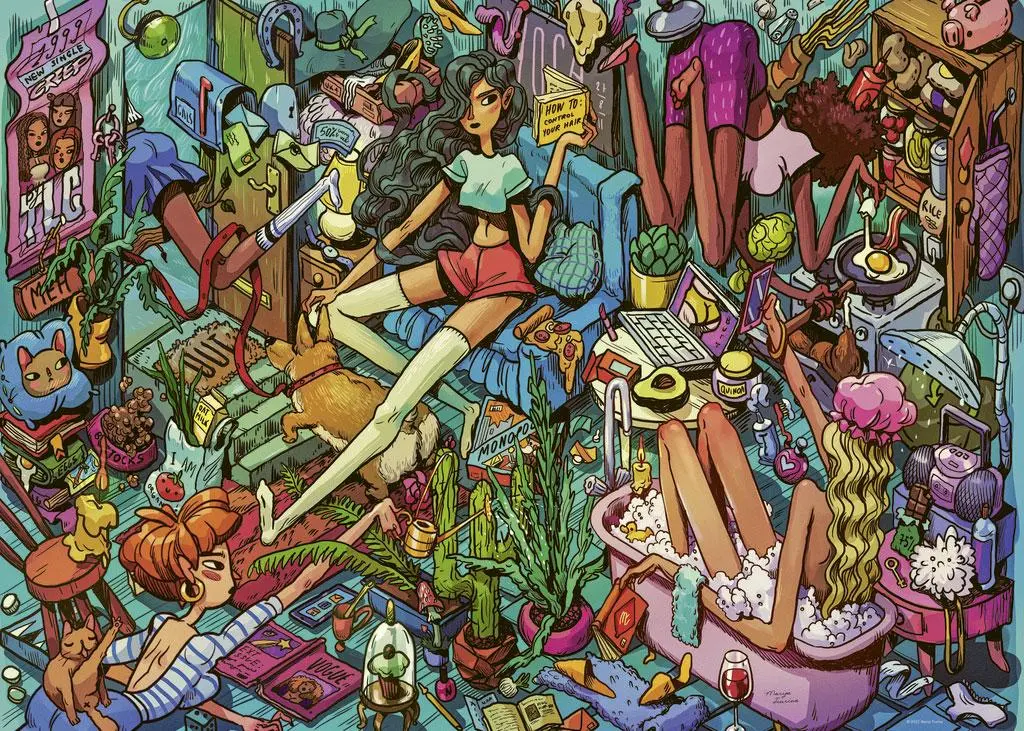 Bild: 4001689300227 | Homely Housemates Puzzle 1000 Teile | Marija Tiurina | Spiel | 30022