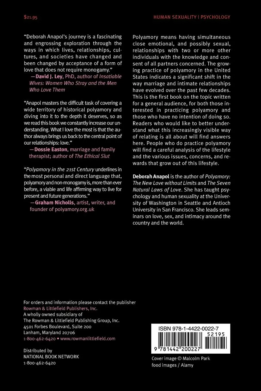 Rückseite: 9781442200227 | Polyamory in the 21st Century | Deborah Anapol | Taschenbuch | 2012