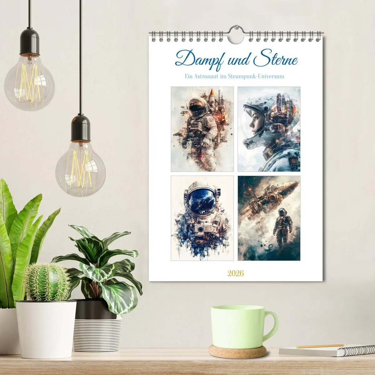 Bild: 9783457260227 | Dampf und Sterne (Wandkalender 2026 DIN A4 hoch), CALVENDO...