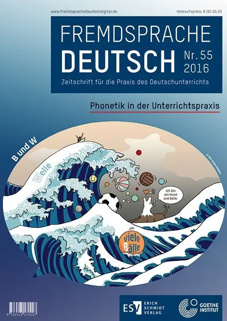 Cover: 9783503170227 | Fremdsprache Deutsch - - Heft 55 (2016): Phonetik in der...