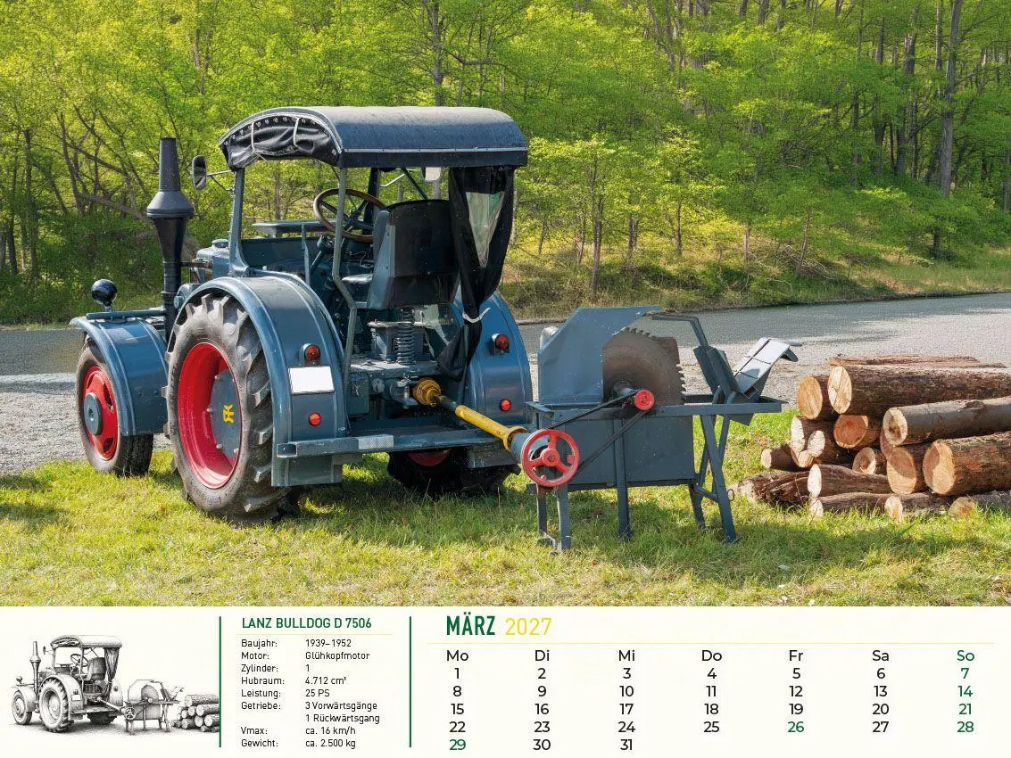Bild: 9783693570227 | Lanz Bulldog - Tradition trifft Leidenschaft 2027 | Frank Pommer