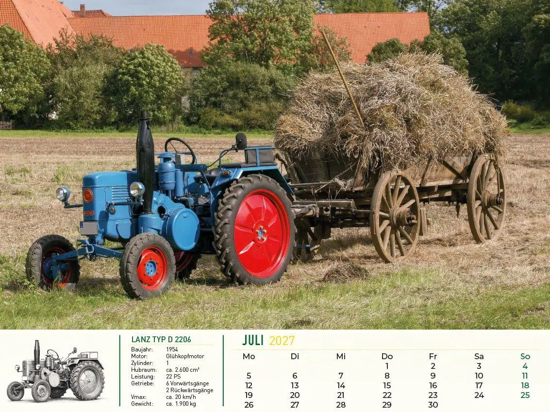 Bild: 9783693570227 | Lanz Bulldog - Tradition trifft Leidenschaft 2027 | Frank Pommer