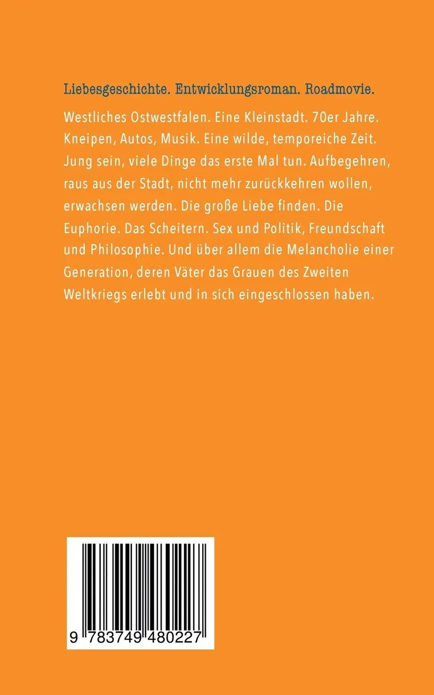 Rückseite: 9783749480227 | Trotzdem schade, dass die Jugend vorbei ist | Roman | Werner Klockow