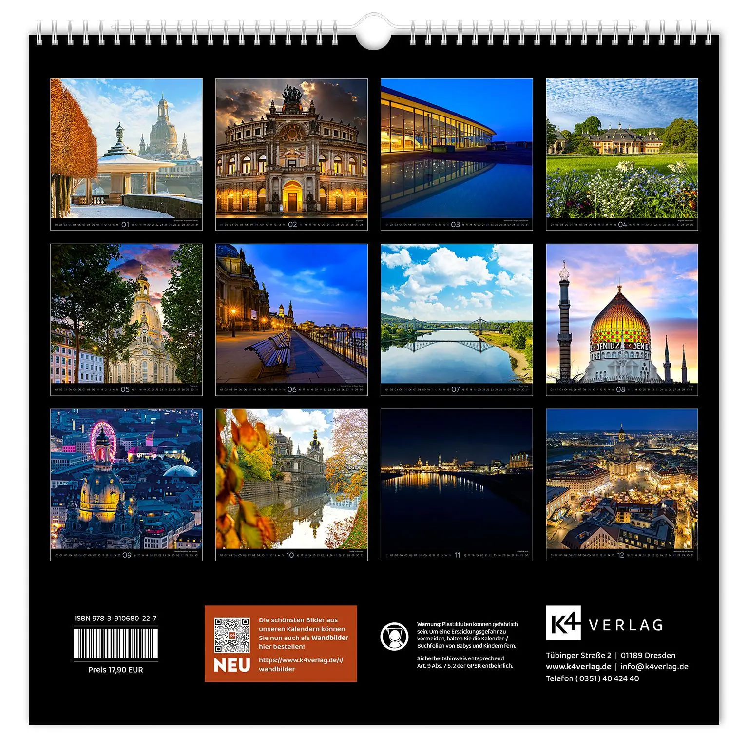 Bild: 9783910680227 | Kalender Stimmungsvolles Dresden 2026 | Peter Schubert | Kalender
