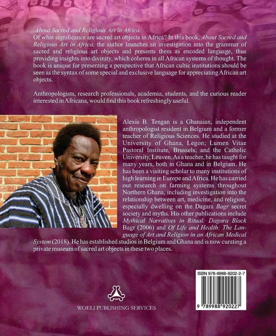 Rückseite: 9789988920227 | About Sacred and Religious Art in Africa | Alexis B. Tengan | Buch