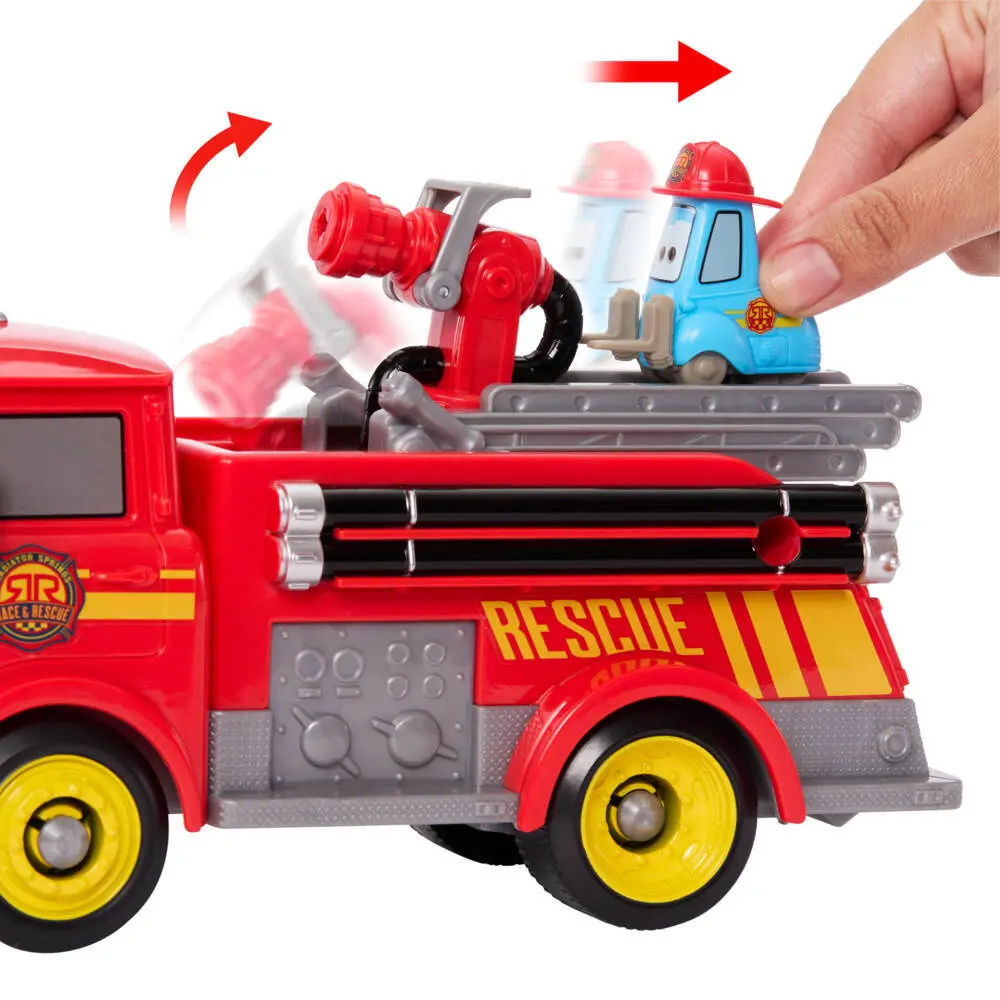 Bild: 194735300327 | Disney Pixar Cars Feuerwehrauto Red &amp; Guido | Offene Verpackung | 2025