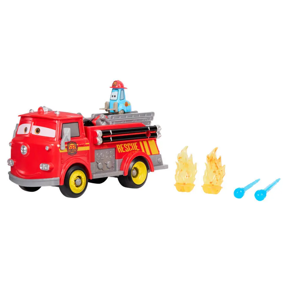 Bild: 194735300327 | Disney Pixar Cars Feuerwehrauto Red &amp; Guido | Offene Verpackung | 2025