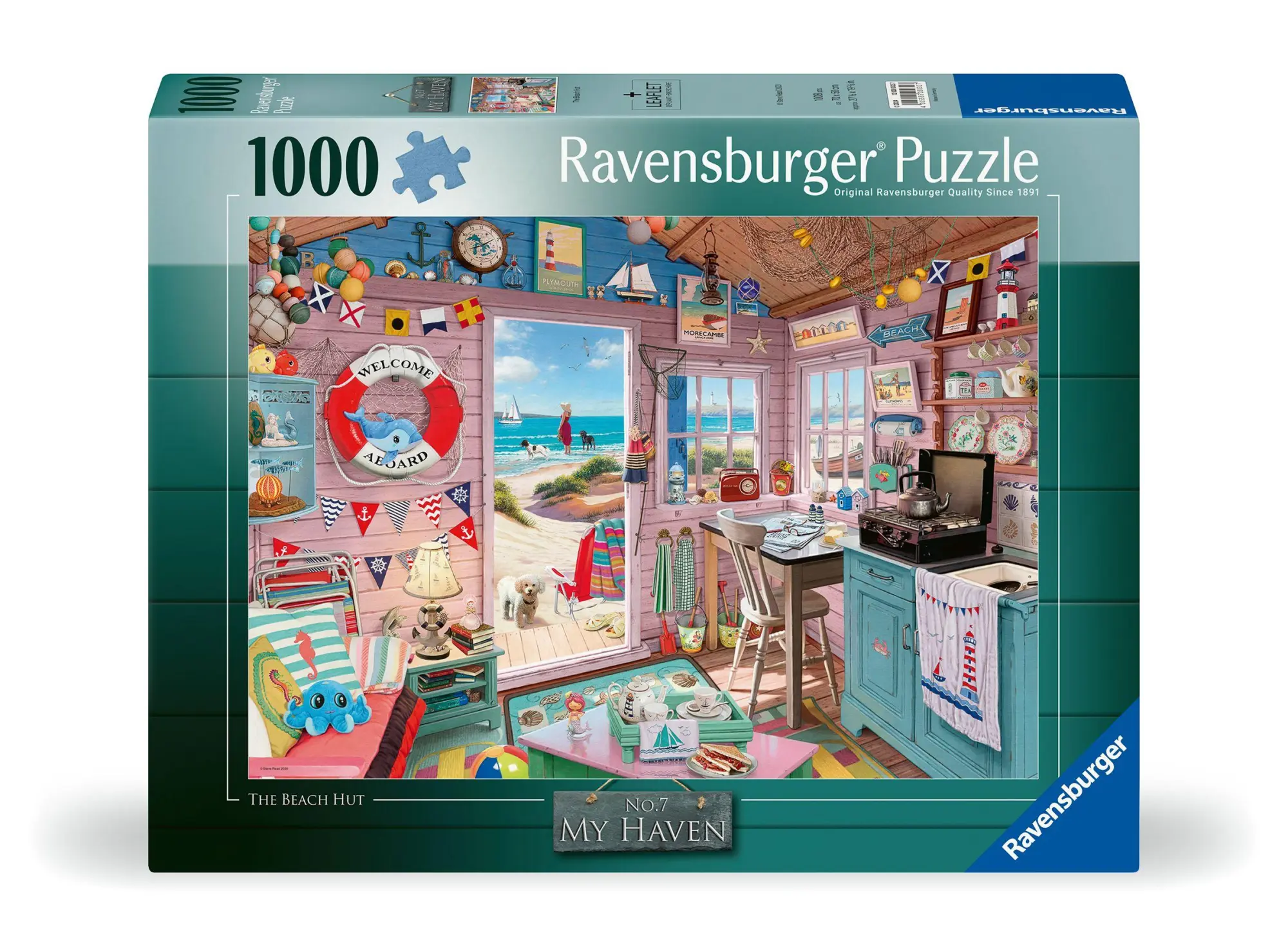 Cover: 4005555000327 | Erwachsenenpuzzle 1000 Teile - Die Strandhütte | Spiel | 12000032