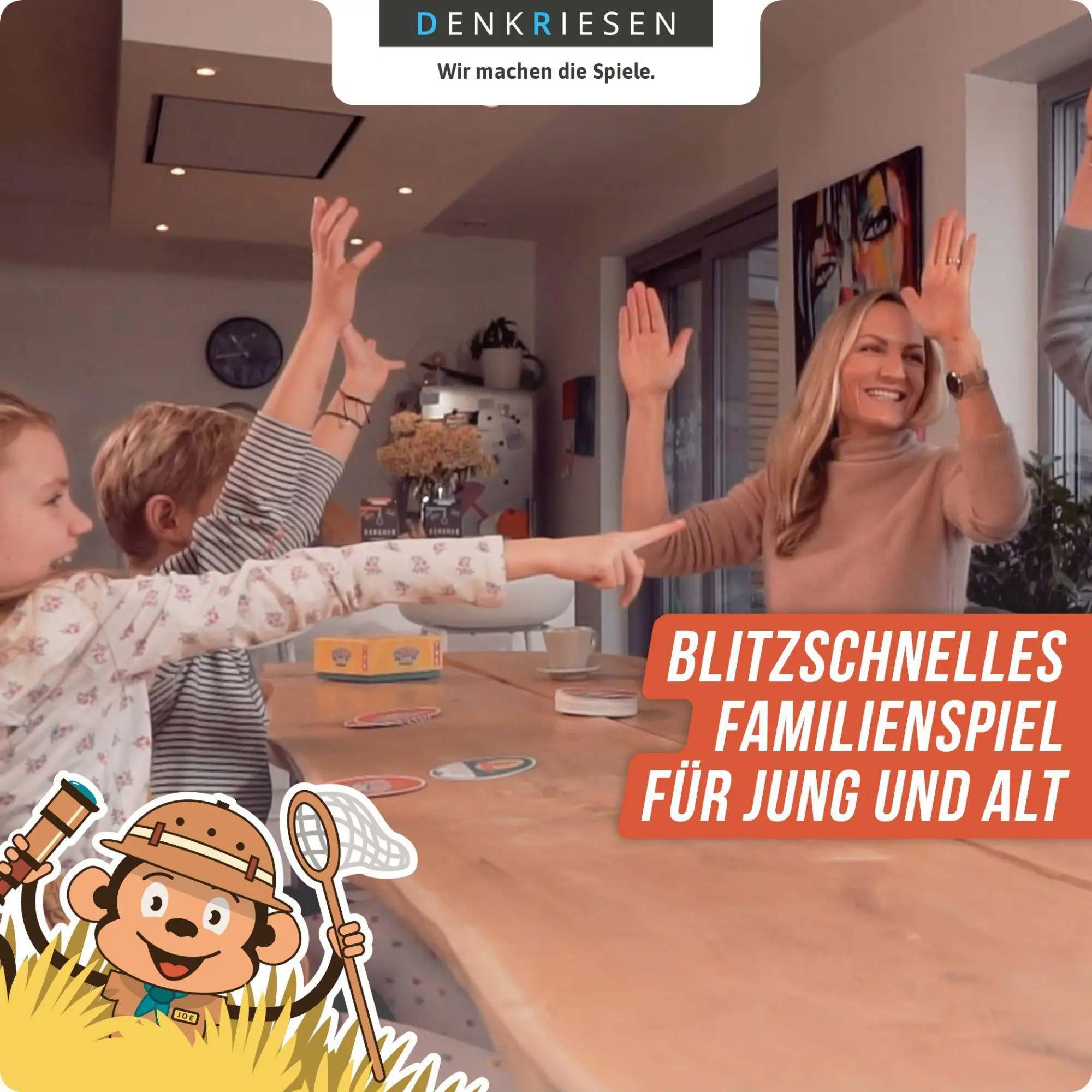 Bild: 4260528090327 | LOONY JOE - Das affenstarke Reaktionsspiel für jung und alt | Spiel