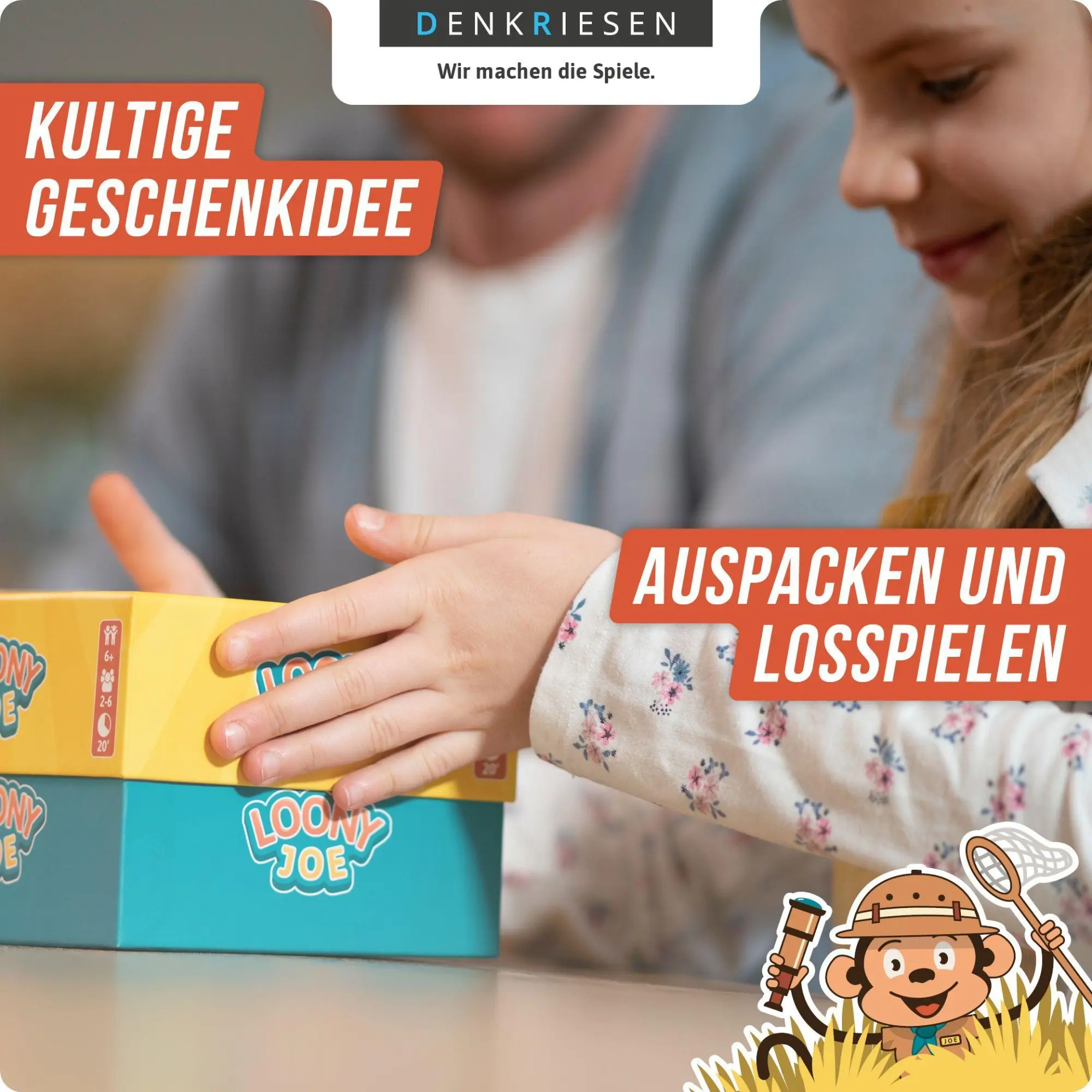 Bild: 4260528090327 | LOONY JOE - Das affenstarke Reaktionsspiel für jung und alt | Spiel