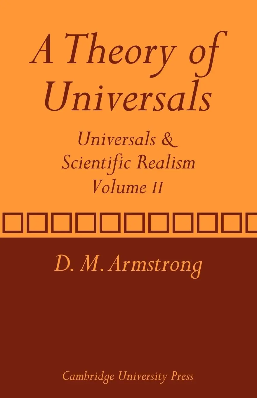 Cover: 9780521280327 | A Theory of Universals | Volume 2: Universals and Scientific Realism