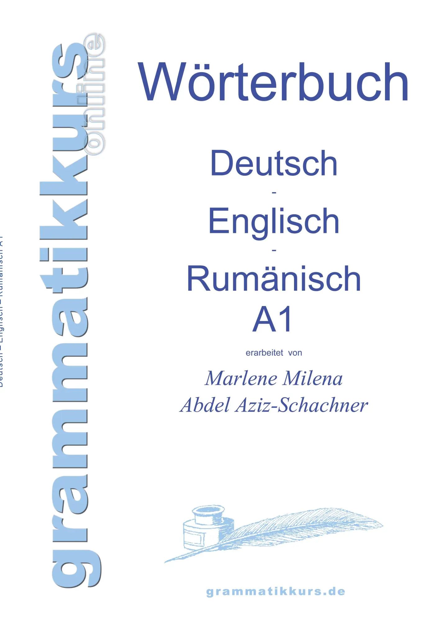 Cover: 9783732230327 | Wörterbuch Deutsch - Englisch - Rumänisch A1 | Schachner | Taschenbuch