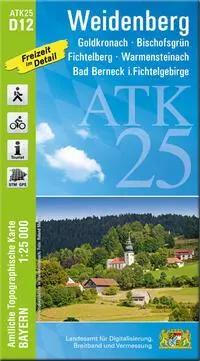 Cover: 9783987760327 | ATK25-D12 Weidenberg (Amtliche Topographische Karte 1:25000) | Deutsch