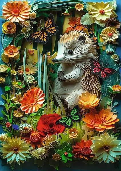 Bild: 5900511400427 | Puzzle Premium Plus 1000 Jubiläum - Igel | Spiel | Karton | 40042