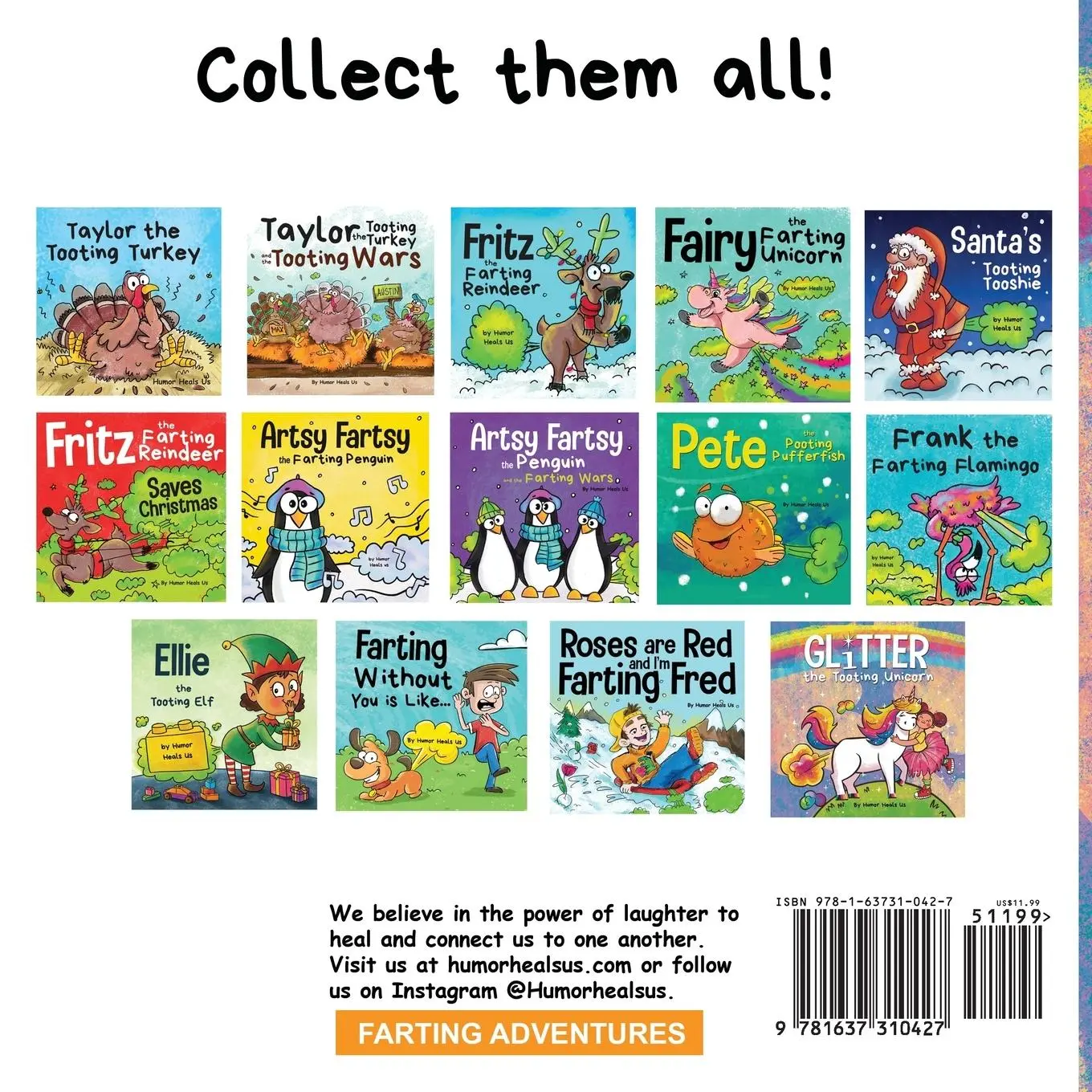 Rückseite: 9781637310427 | Glitter the Tooting Unicorn | Humor Heals Us | Taschenbuch | Englisch