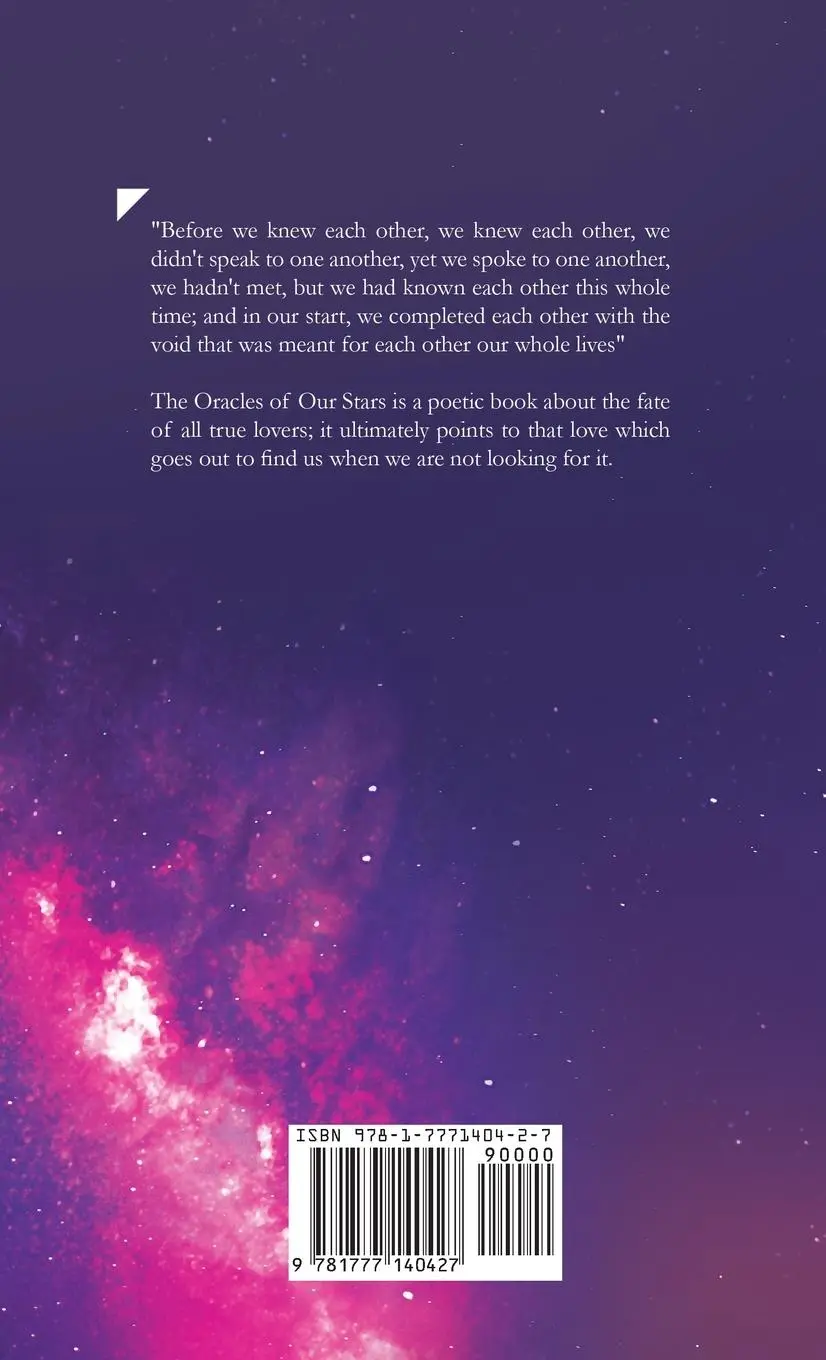 Rückseite: 9781777140427 | The Oracles of Our Stars | A Poetry Book | Serge Elie Seropian | Buch