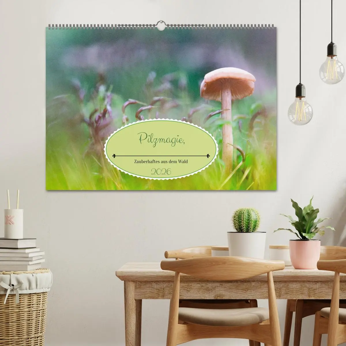 Bild: 9783457480427 | Pilzmagie (Wandkalender 2026 DIN A2 quer), CALVENDO Monatskalender