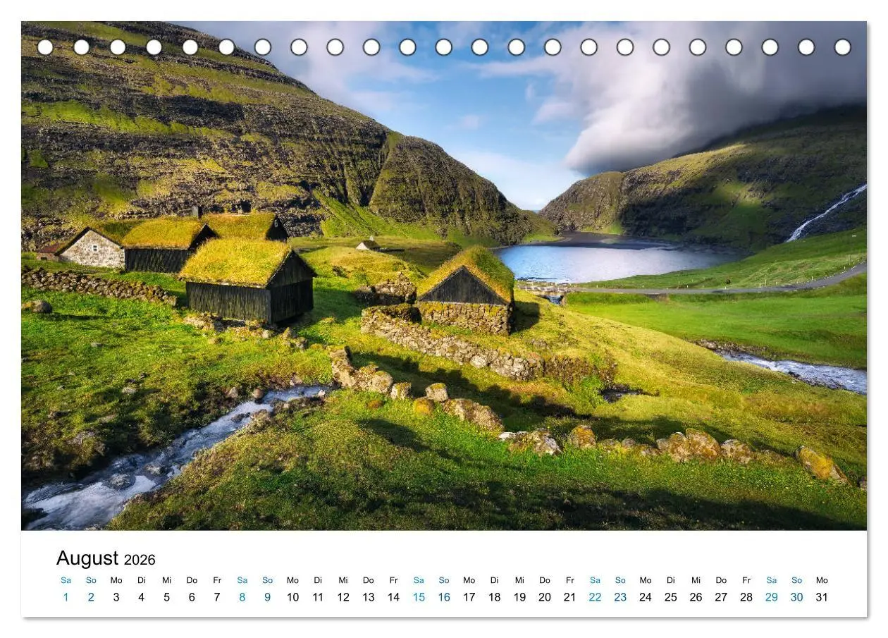 Bild: 9783457930427 | Färöer - Archipel im Nordmeer (Tischkalender 2026 DIN A5 quer),...