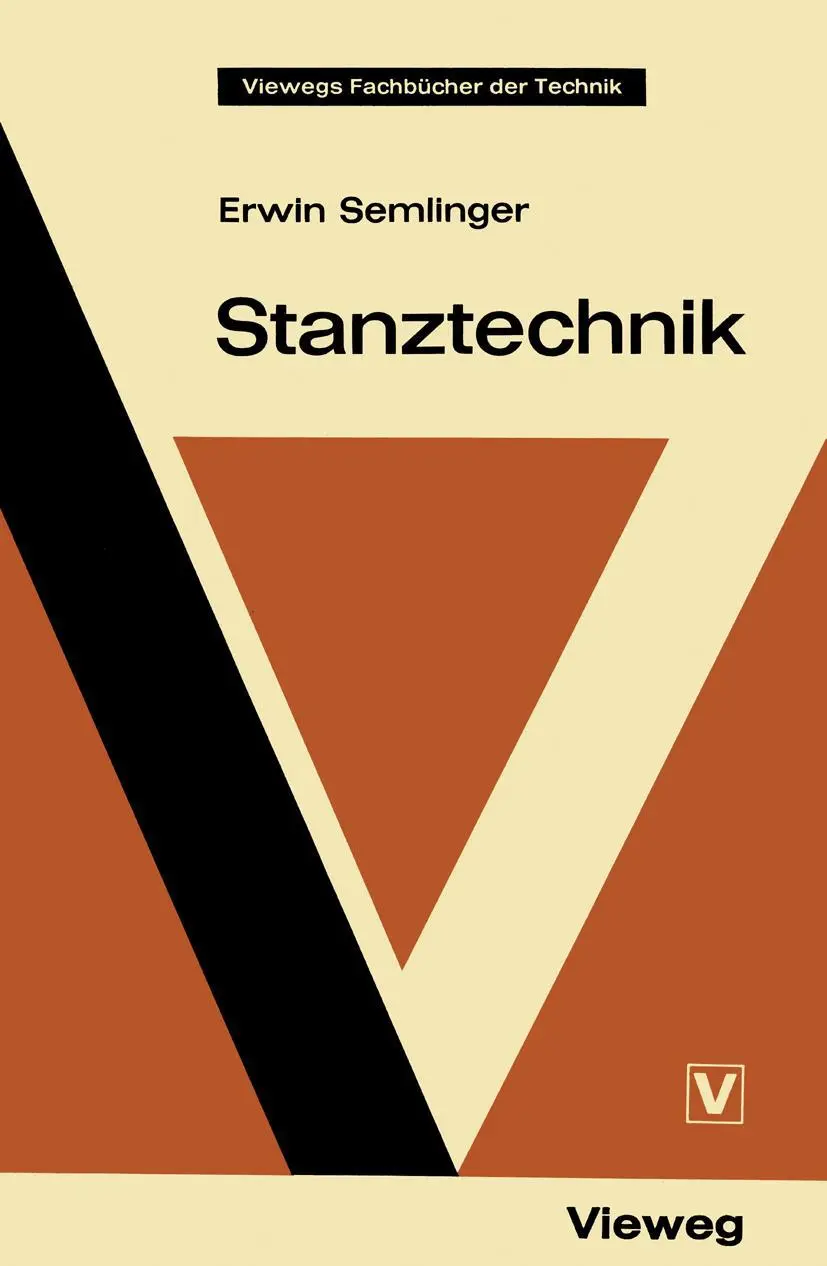 Cover: 9783528140427 | Stanztechnik | Erwin Semlinger | Taschenbuch | 245 S. | Deutsch