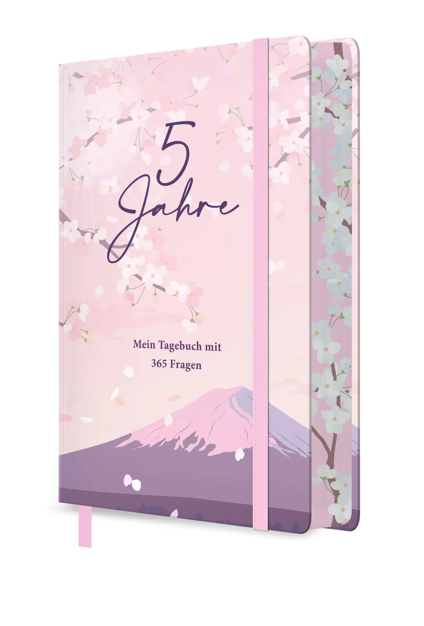 Cover: 9783625300427 | 5 Jahre - Mein Tagebuch mit 365 Fragen (Cherry Blossom) | Neuberg