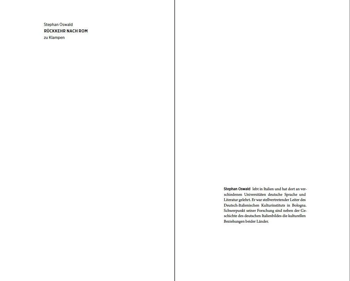 Bild: 9783987370427 | Rückkehr nach Rom | Stephan Oswald | Buch | 240 S. | Deutsch | 2025