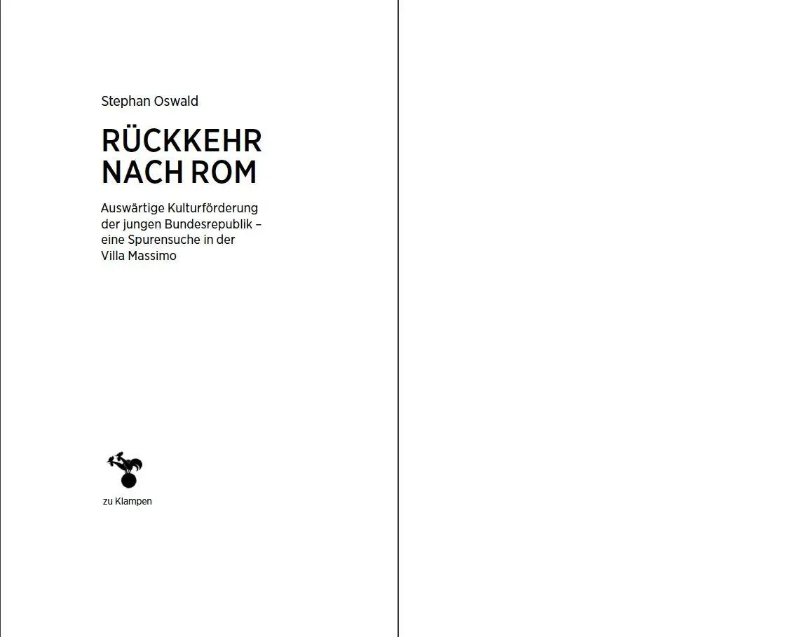 Bild: 9783987370427 | Rückkehr nach Rom | Stephan Oswald | Buch | 240 S. | Deutsch | 2025