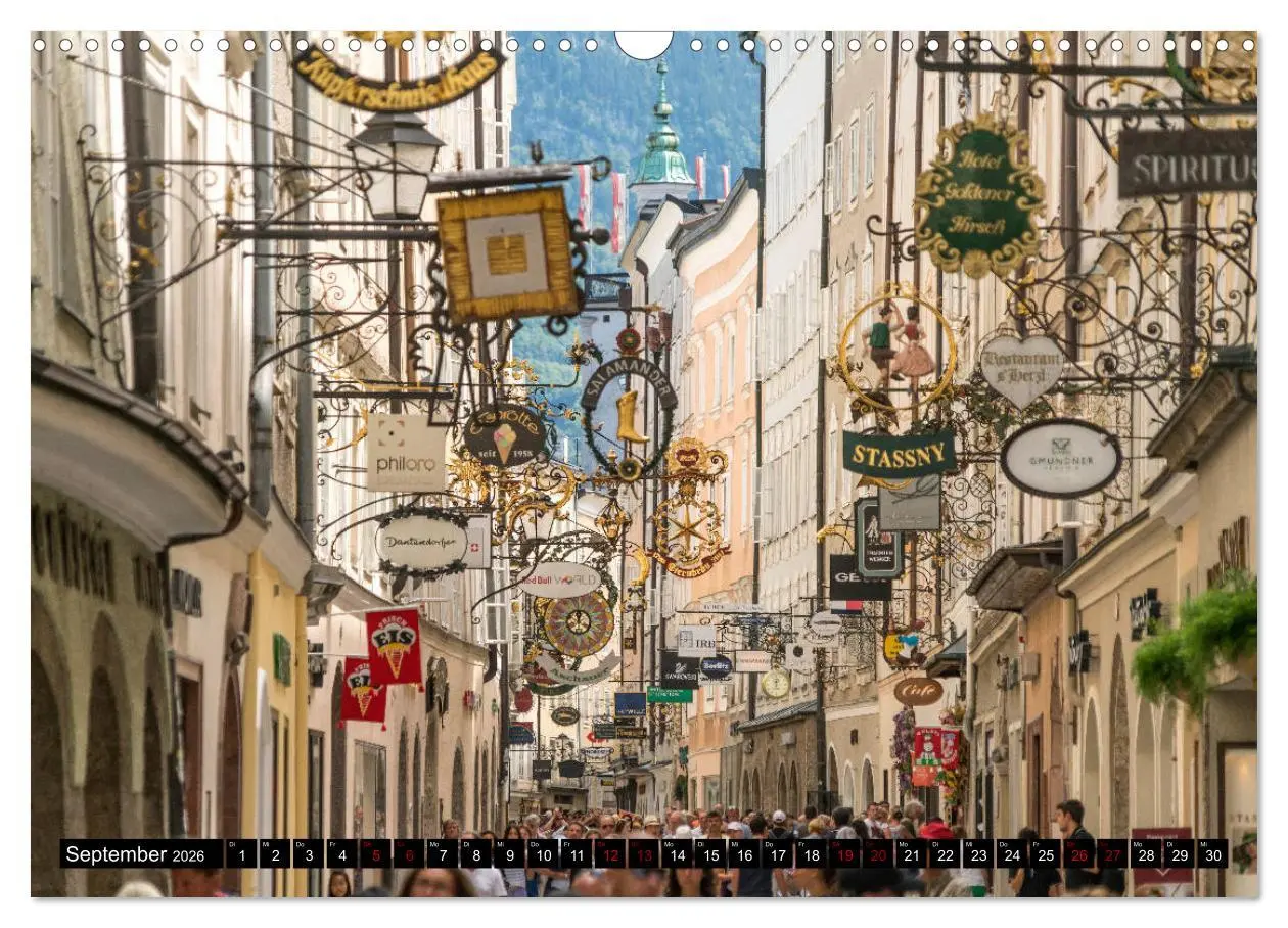 Bild: 9783457850527 | Salzburg - Österreich (Wandkalender 2026 DIN A3 quer), CALVENDO...