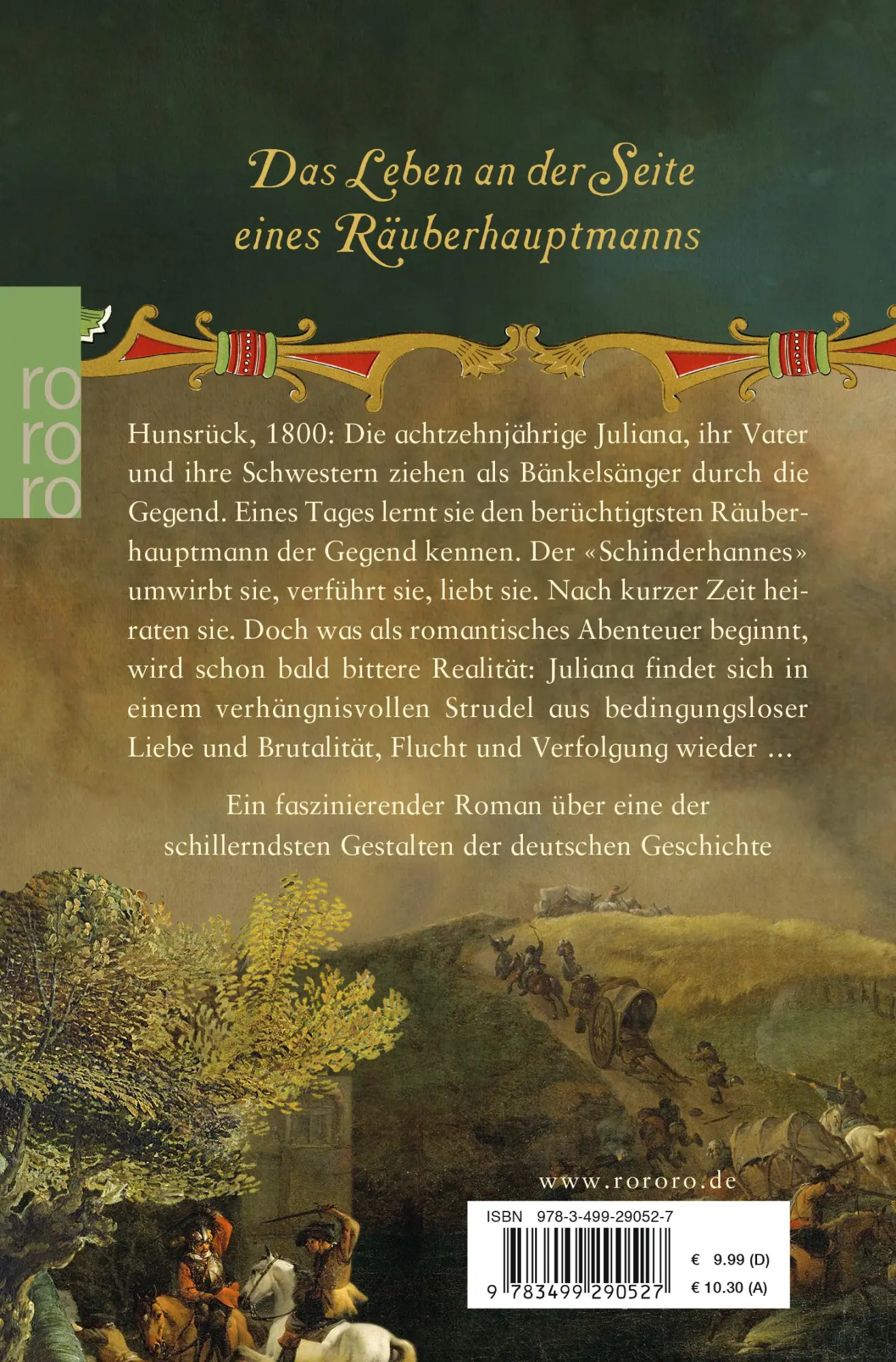 Rückseite: 9783499290527 | Die Räuberbraut | Astrid Fritz | Taschenbuch | 496 S. | Deutsch | 2018