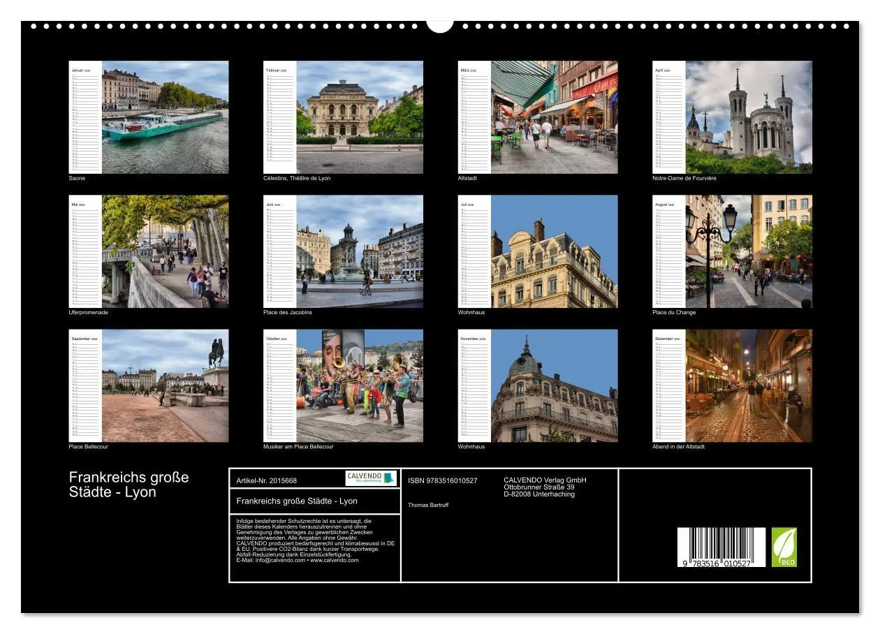 Bild: 9783516010527 | Frankreichs große Städte - Lyon (hochwertiger Premium Wandkalender...