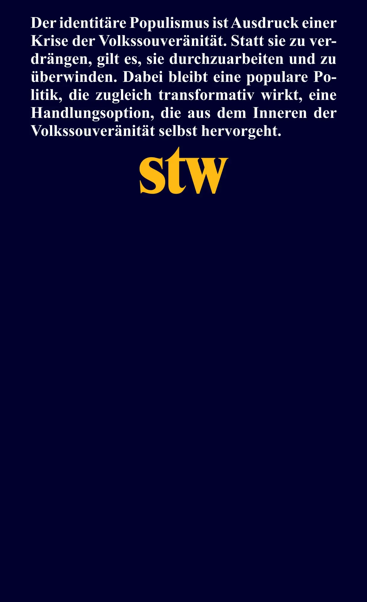 Rückseite: 9783518300527 | Volk und Elite | Kolja Möller | Taschenbuch | 375 S. | Deutsch | 2024