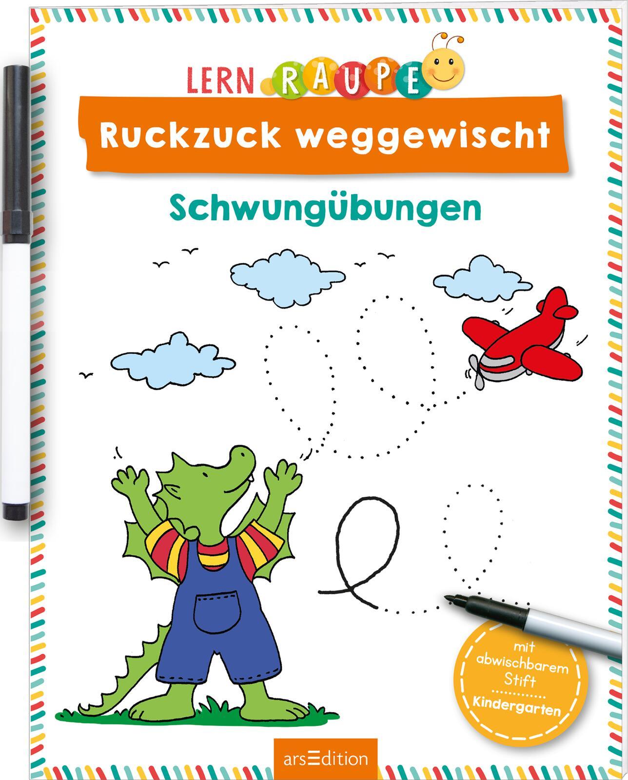 Cover: 9783845860527 | Lernraupe - Ruckzuck weggewischt! Schwungübungen | Beurenmeister