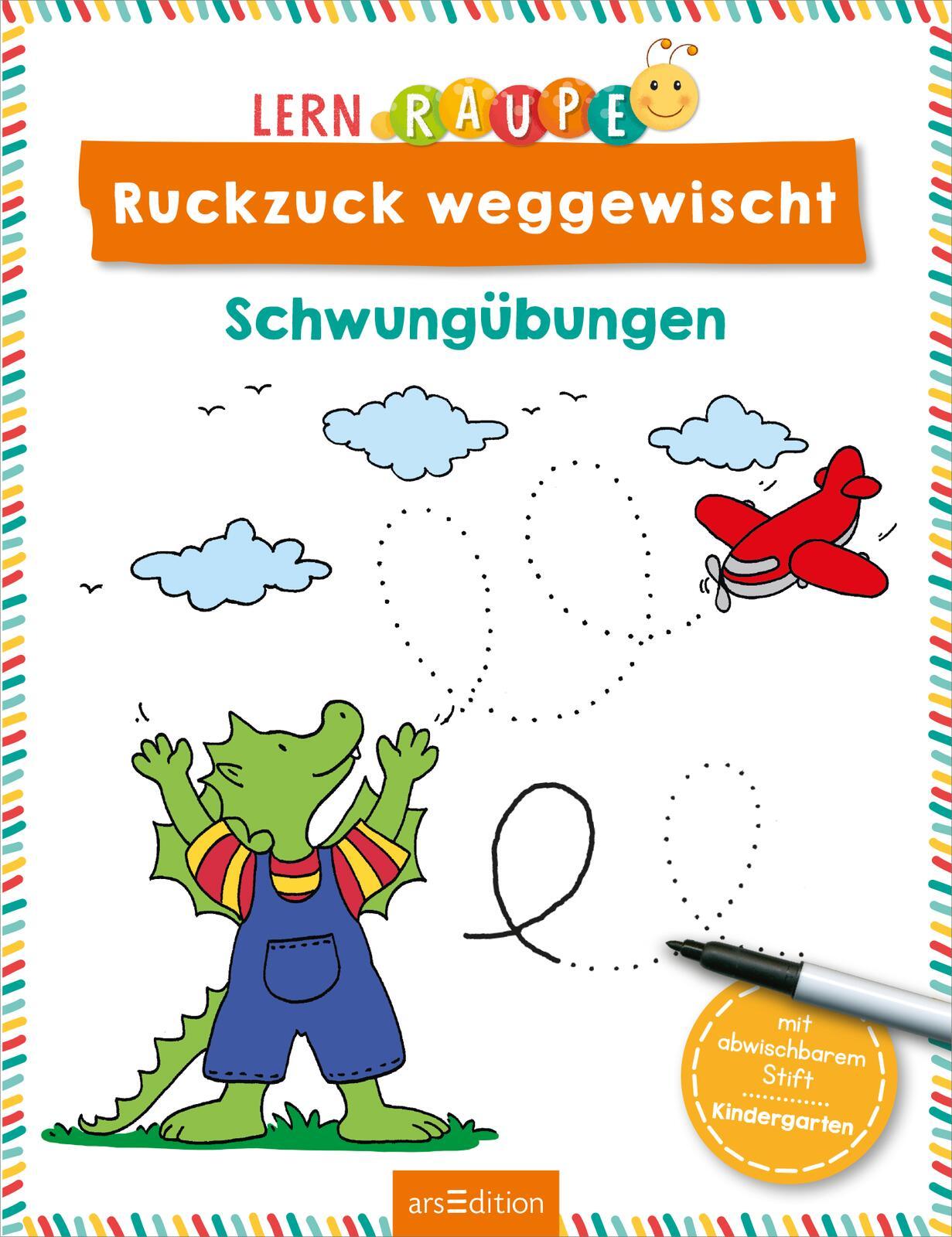 Bild: 9783845860527 | Lernraupe - Ruckzuck weggewischt! Schwungübungen | Beurenmeister