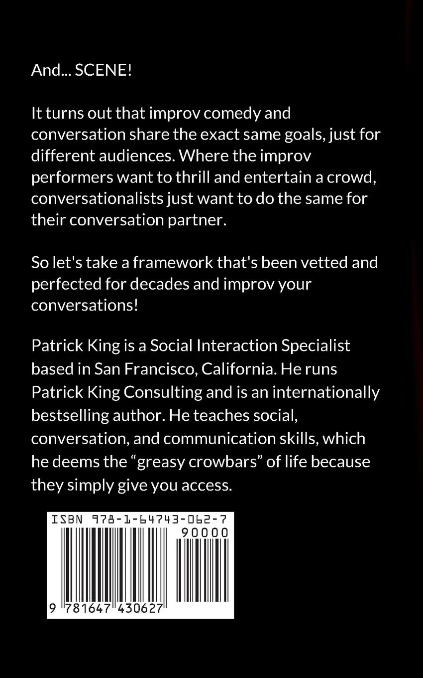Rückseite: 9781647430627 | Improve Your Conversations | Patrick King | Taschenbuch | Englisch
