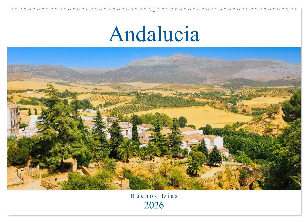 Cover: 9783457910627 | Andalucía - Buenos Días (Wandkalender 2026 DIN A2 quer), CALVENDO...