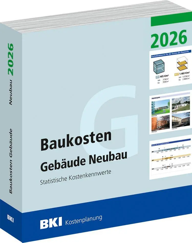 Cover: 9783481050627 | BKI Baukosten Gebäude Neubau 2026 - Teil 1 Gebäude | Taschenbuch