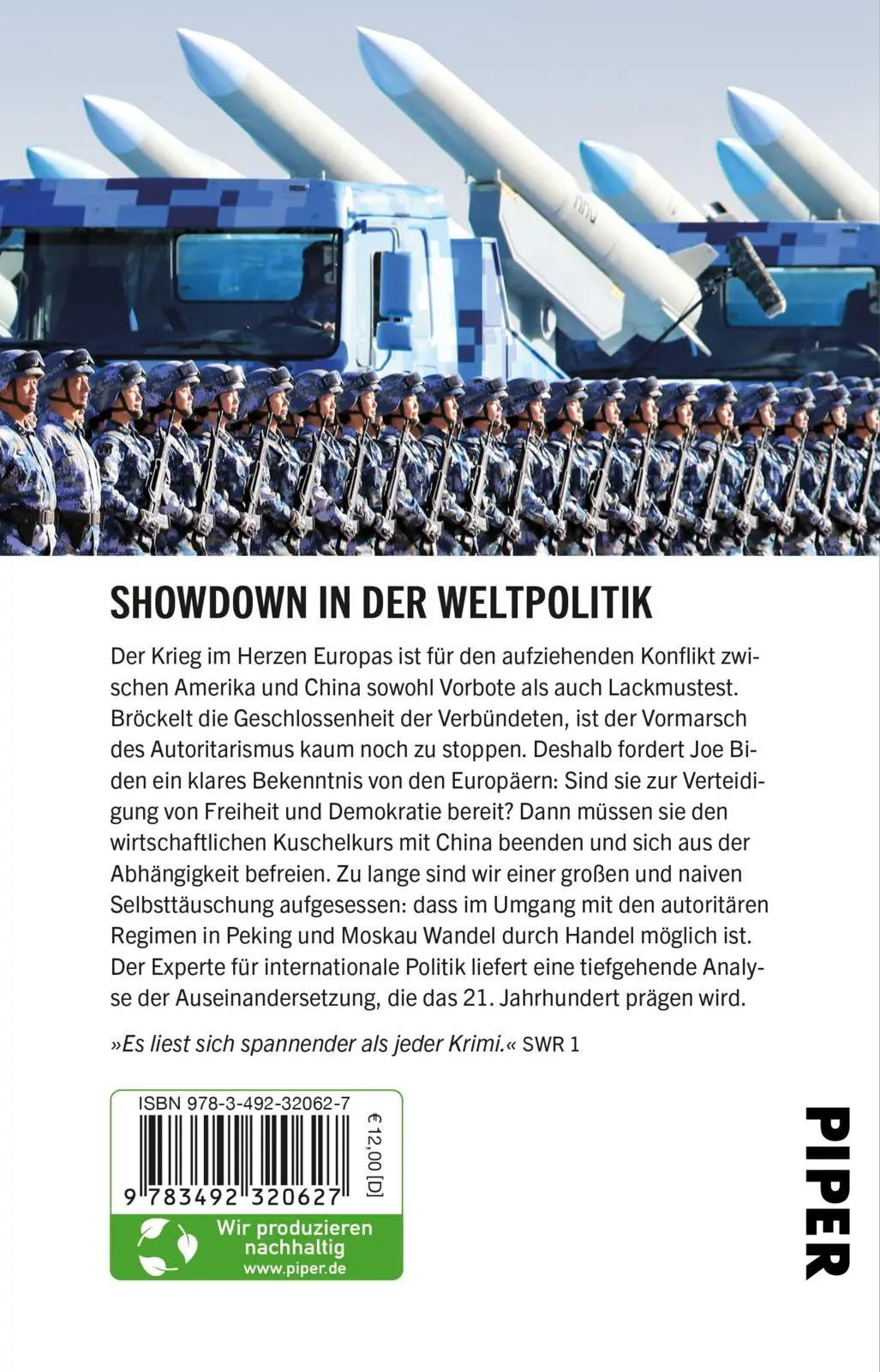 Rückseite: 9783492320627 | Kampf der Supermächte | Elmar Theveßen | Taschenbuch | 352 S. | 2024