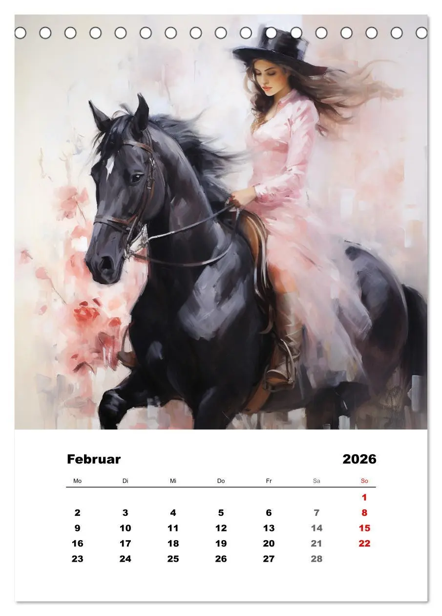 Bild: 9783516310627 | Hoch zu Ross. Mit Reiter-Aquarellen durch die Jahreszeiten...