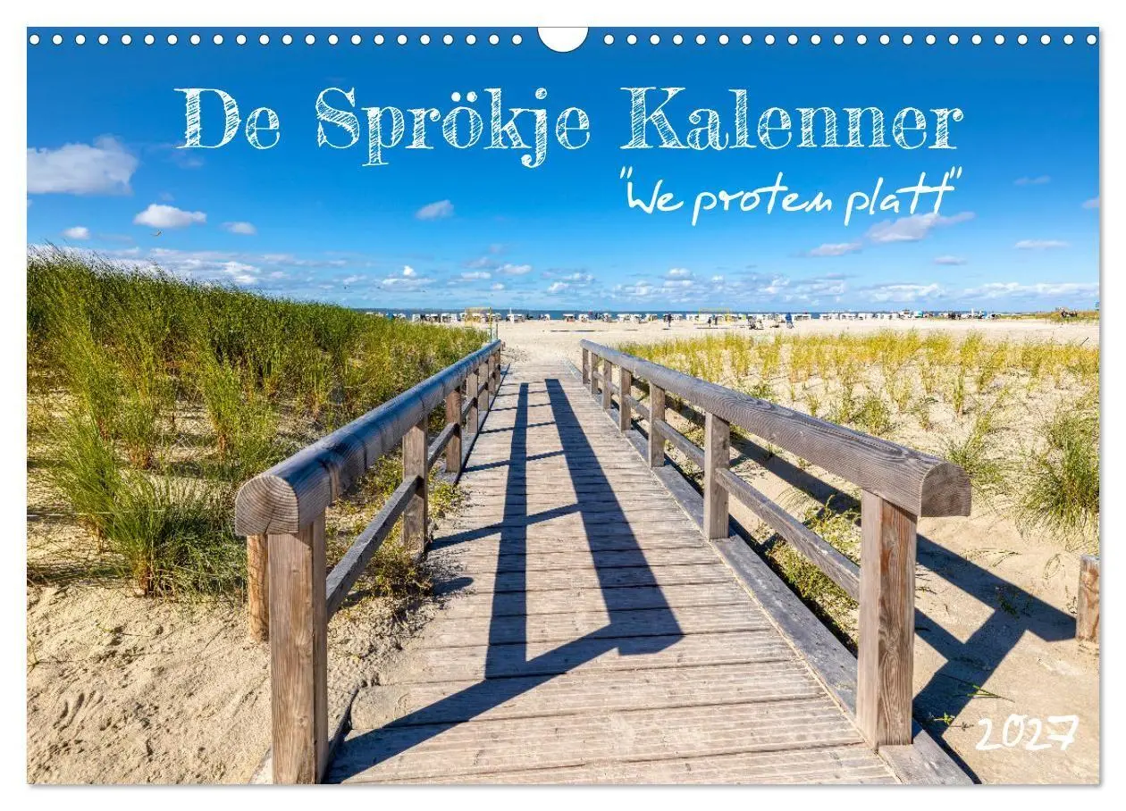 Cover: 9783569330627 | De Sprökje Kalenner "We proten platt" (Wandkalender 2027 DIN A3...