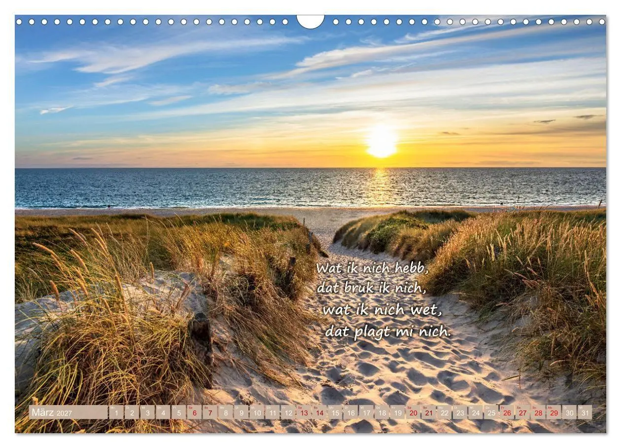 Bild: 9783569330627 | De Sprökje Kalenner "We proten platt" (Wandkalender 2027 DIN A3...