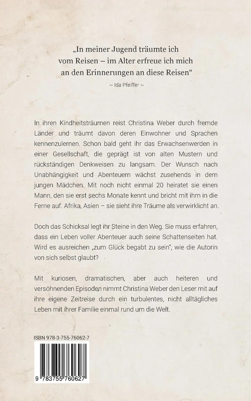 Rückseite: 9783755760627 | Wenn das Leben passiert | Geschichten aus meiner Zeit. | Weber | Buch
