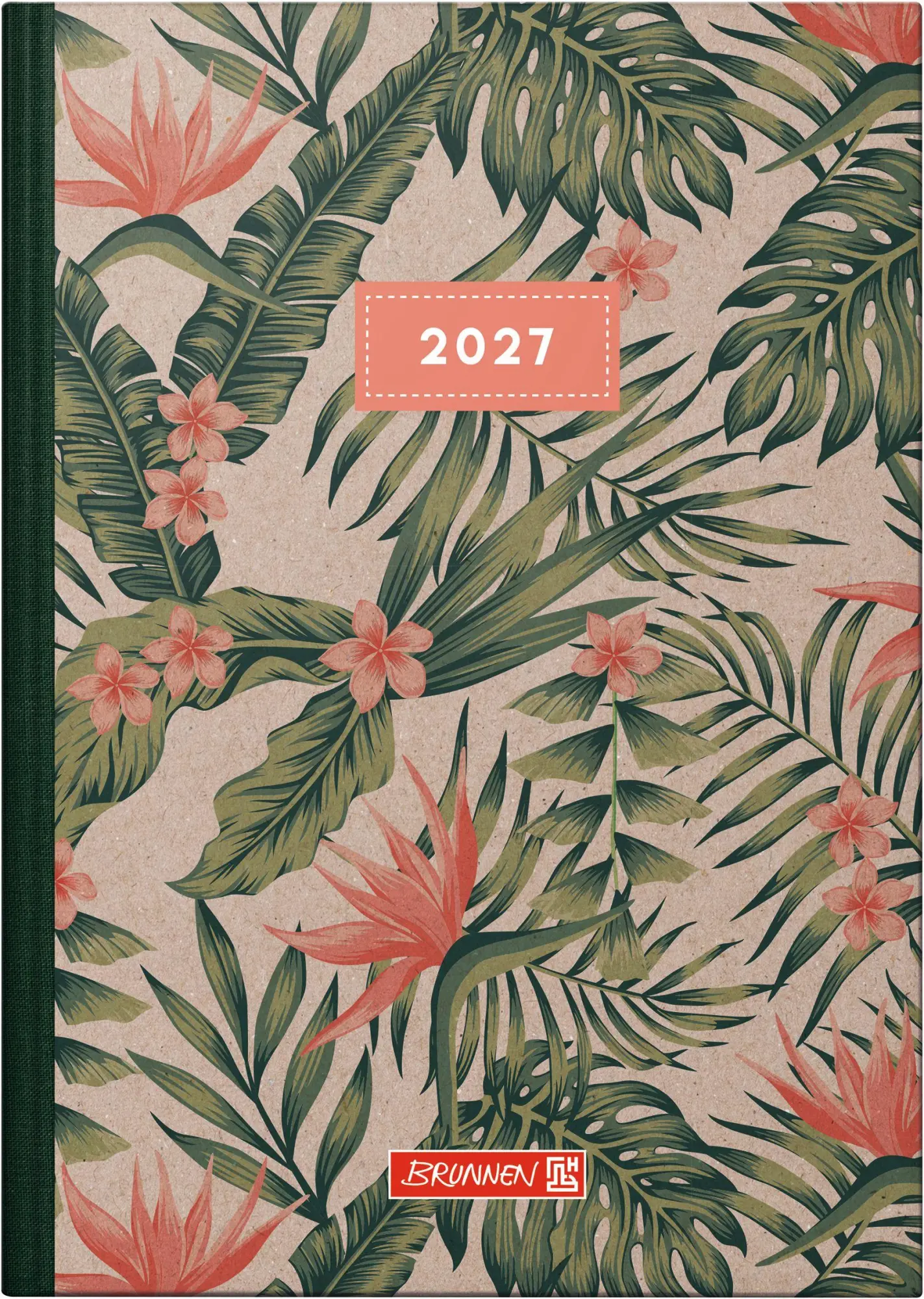 Cover: 4061947160727 | BRUNNEN 1079515017 Buchkalender Mod. 795 2027 "Tropical" A5, Papier