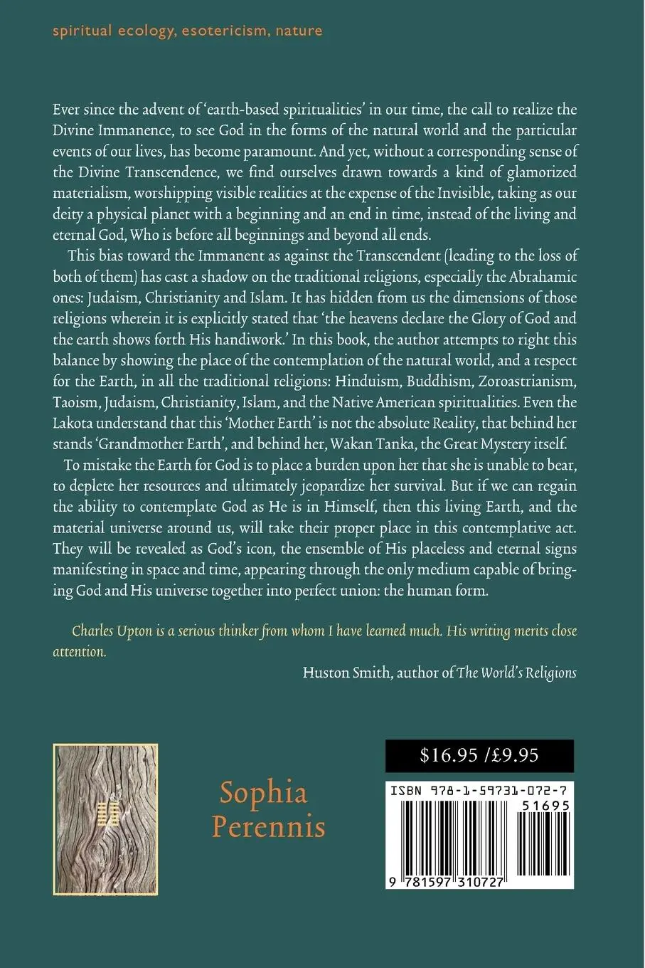 Rückseite: 9781597310727 | Who Is the Earth? How to See God in the Natural World | Charles Upton