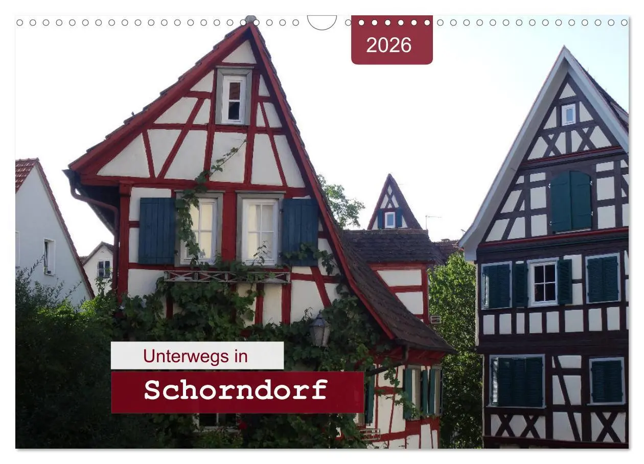 Cover: 9783457900727 | Unterwegs in Schorndorf (Wandkalender 2026 DIN A3 quer), CALVENDO...