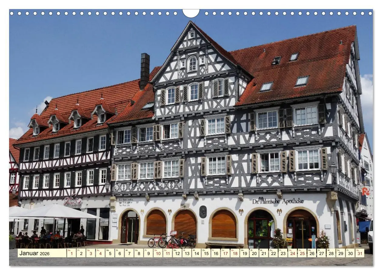 Bild: 9783457900727 | Unterwegs in Schorndorf (Wandkalender 2026 DIN A3 quer), CALVENDO...