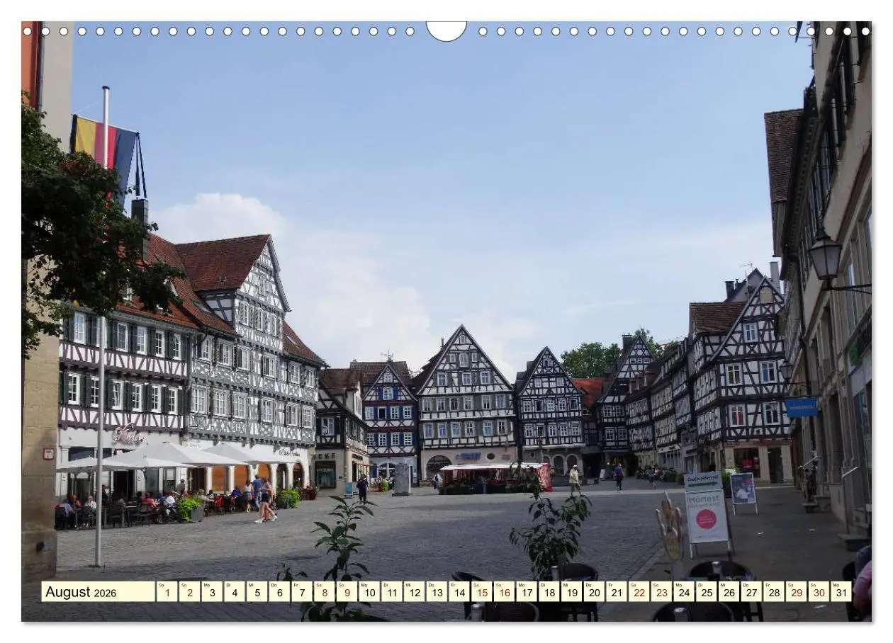 Bild: 9783457900727 | Unterwegs in Schorndorf (Wandkalender 2026 DIN A3 quer), CALVENDO...